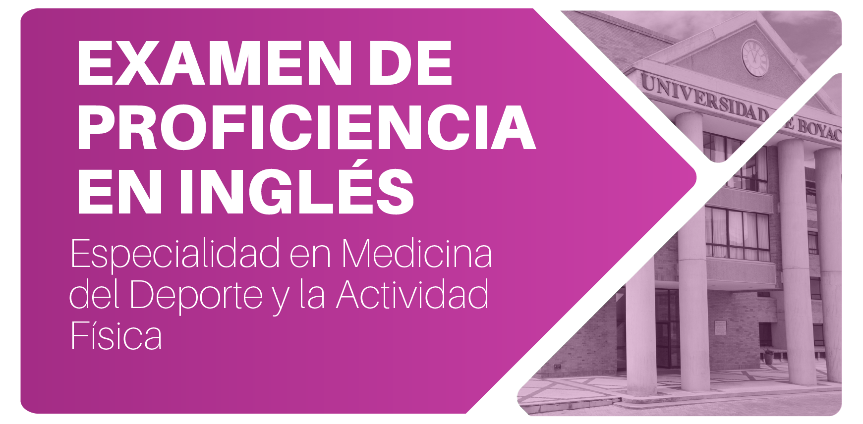 Examen de Proficiencia en inglés Programa Especialidad en Medicina del Deporte y la Actividad Física 20 septiembre 2025