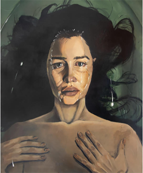 Primer lugar: Esmeralda Ouverney Zárate, Estudiante de la Institución Educativa San Vicente Hogar de Pereira, Risaralda.Obra: “Miedo a ser perfecto”.