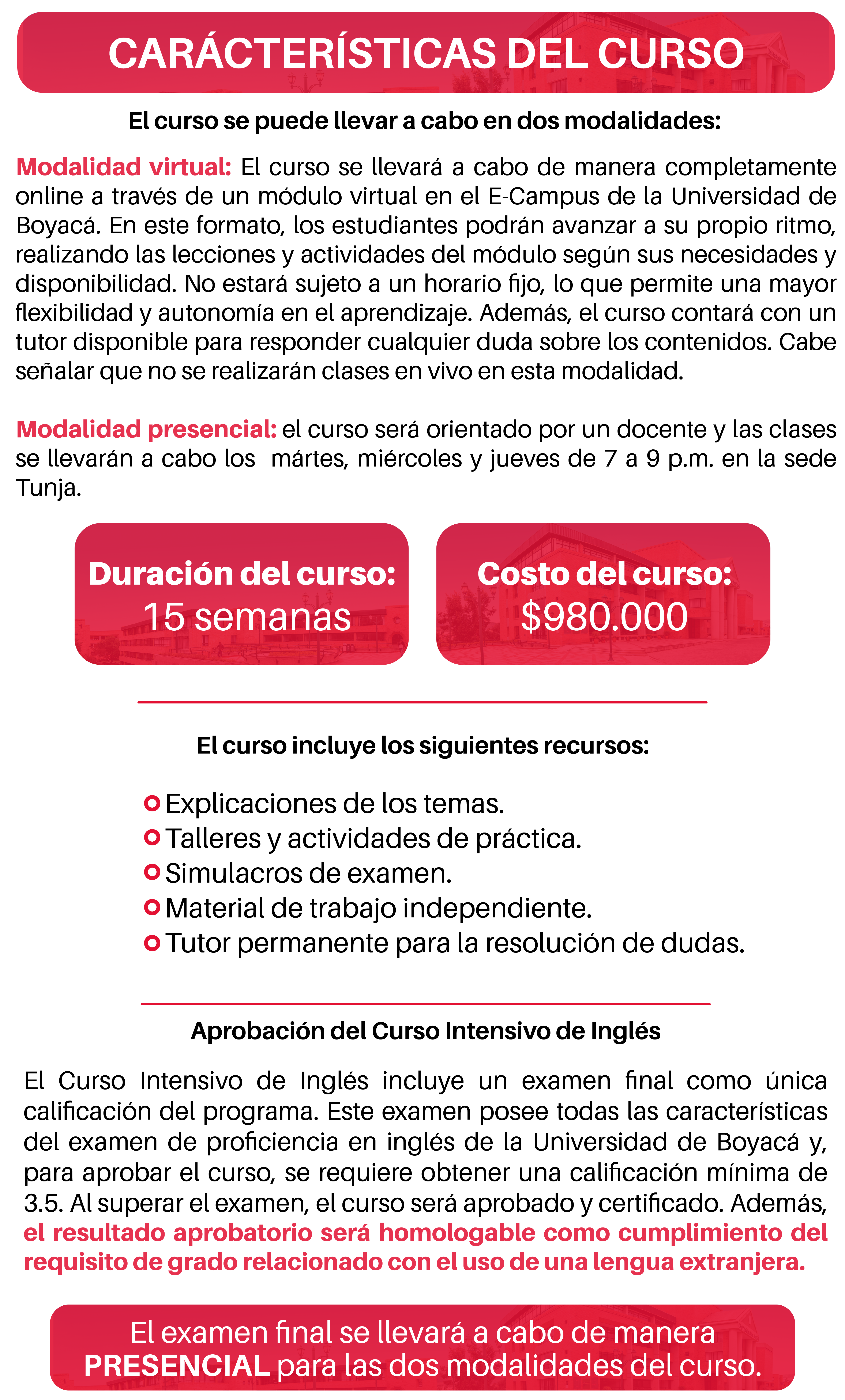 Características CI