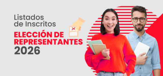Listado de personas inscritas para la representación de los estamentos ante los diferentes órganos colegiados.